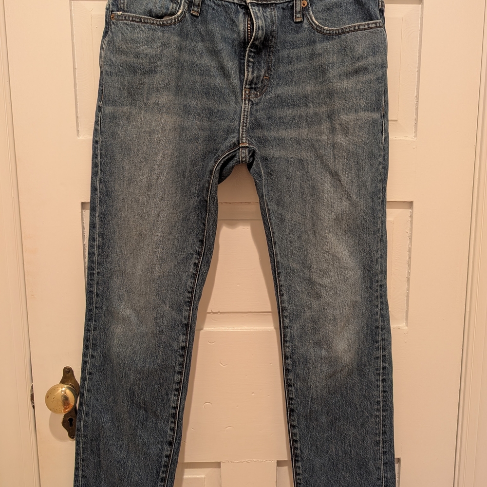 J. Crew Factory Straight-Leg Slim Jeans